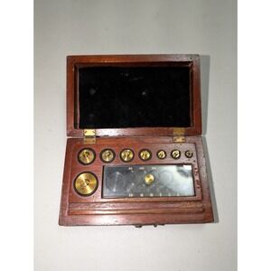 Antique Christian Becker Laboratory/Apothecary Metric Weight Set
